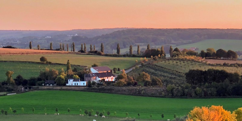 Toscaans beeld vanaf Eyserbosweg Eys