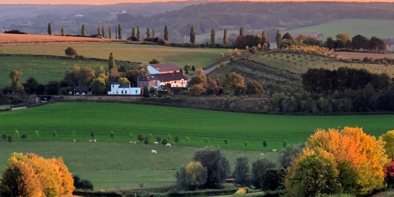 Toscaans beeld vanaf Eyserbosweg Eys